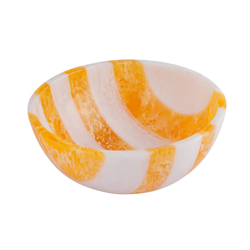 Lolly Striped Resin Salad Bowl