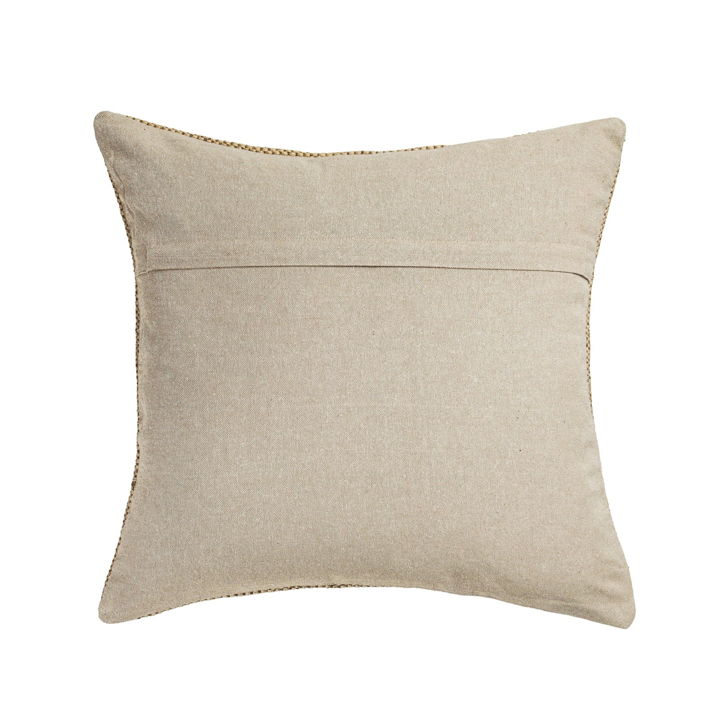 Terra 20"  Square Wool and Jute Kilim Throw Pillow