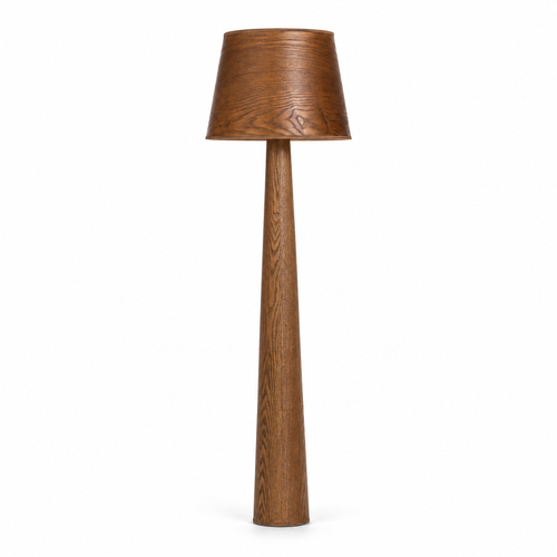 Aubra Dark Wood Floor Lamp