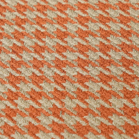 #271 Orange Houndstooh